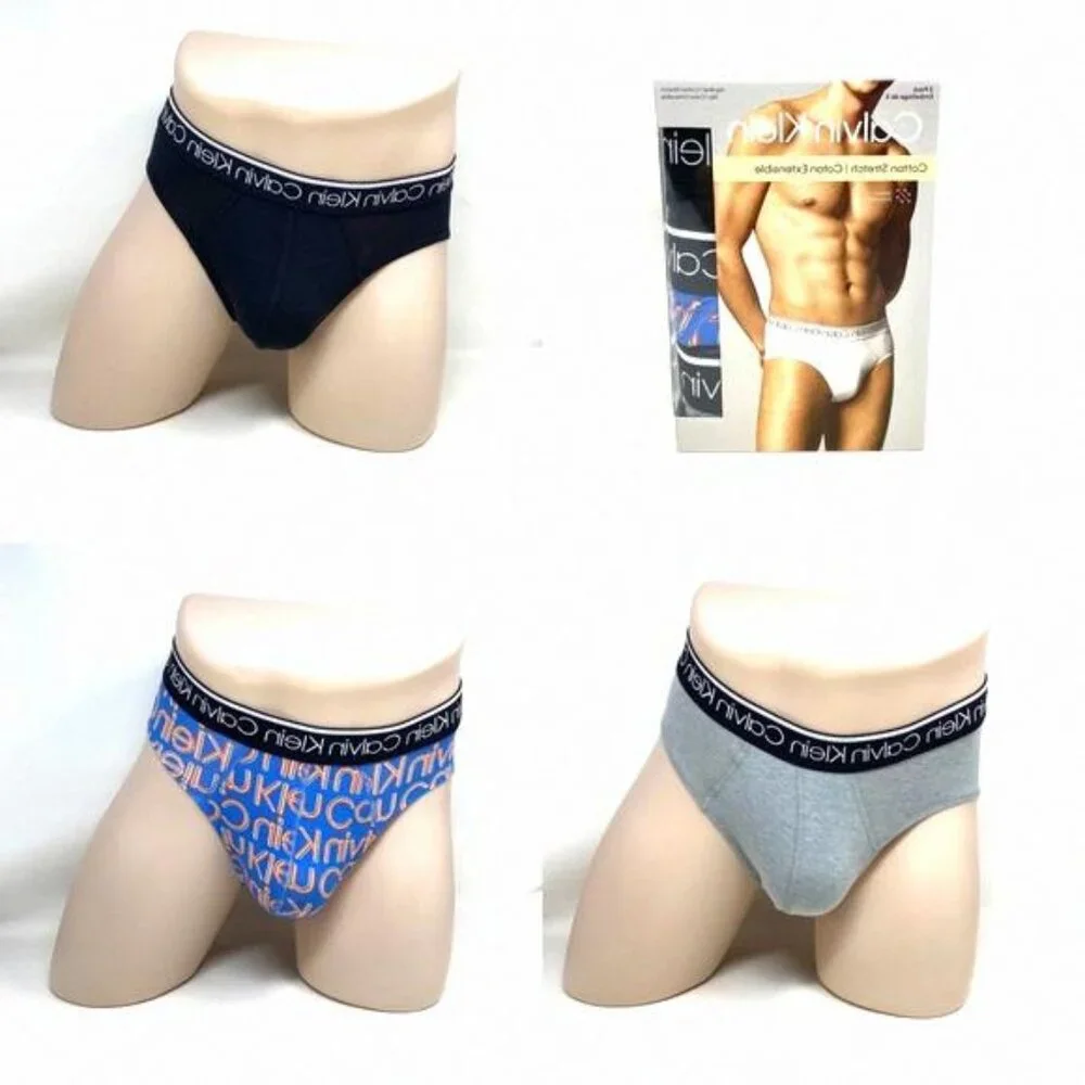💖MEGA SALE💖Calvin Klein NP24200-020 3-pack Cotton Stretch Underwear Mens